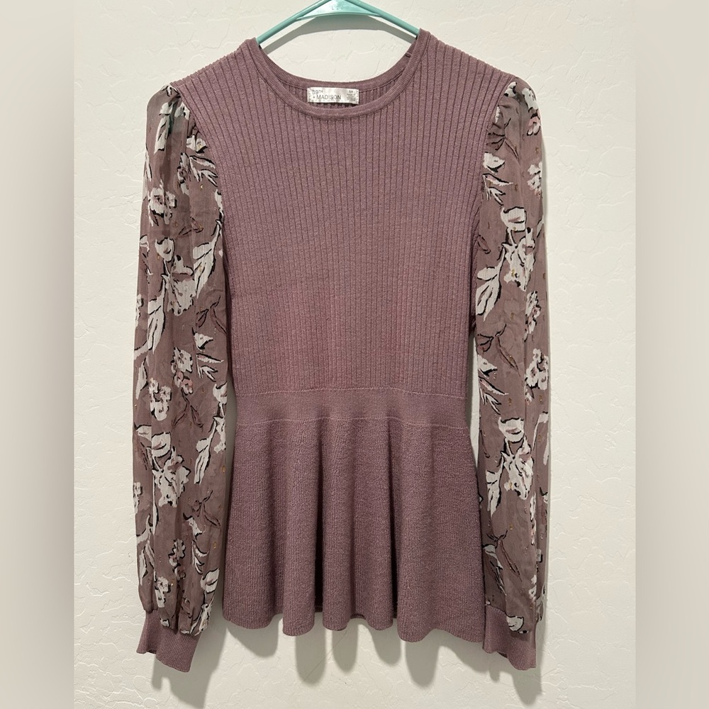 Ribbed Long sleeve top